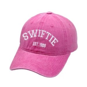 SWIFTIE HATS PINK 2024 Taylor Swift Embroidered  Baseball Cap Strapback